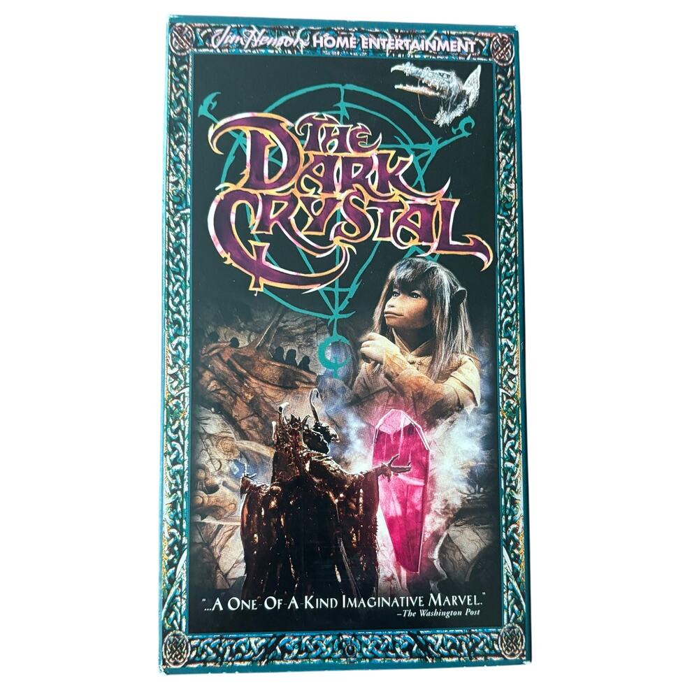 The Dark Crystal Jim Henson Home Entertainment VHS tape
